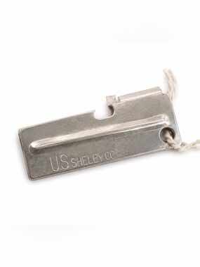 NEW P38 U.S. Shelby Co. Silver Bottle Opener